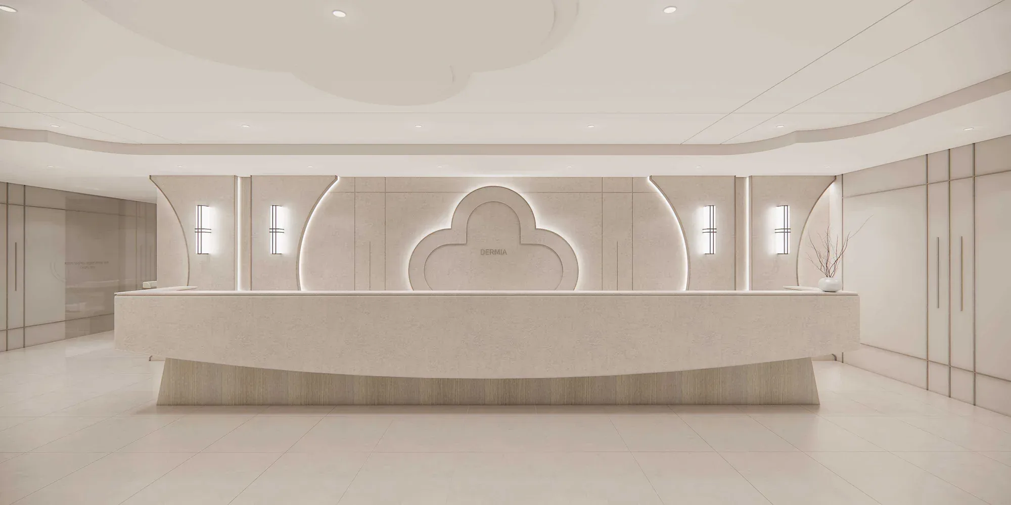 Dermia reception desk