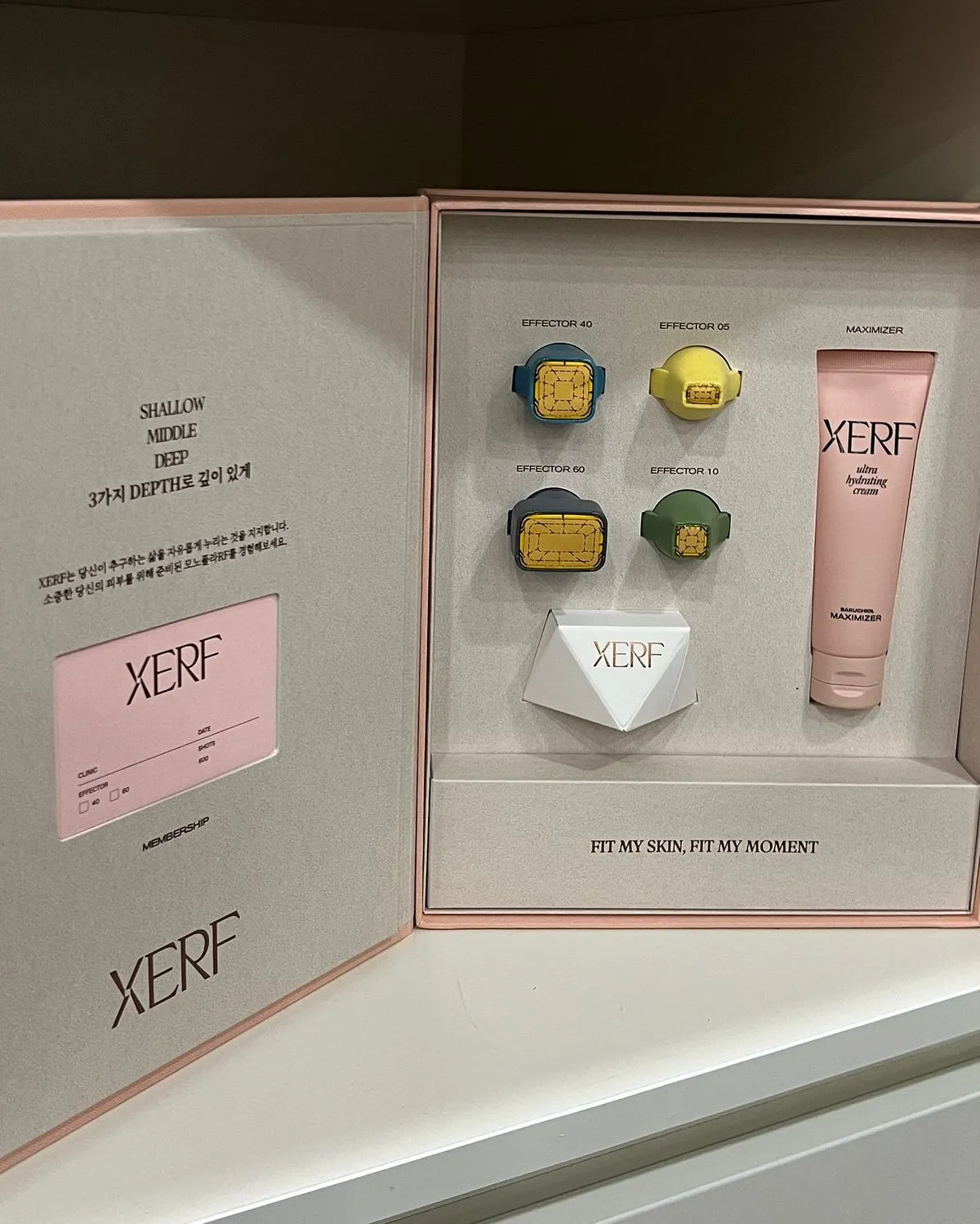 Korean facial treatment — XERF product