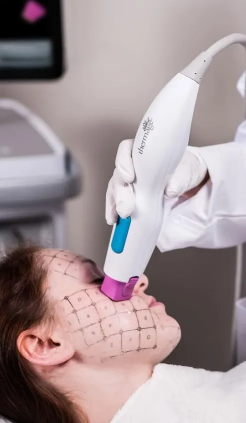 Korean facial treatment — Thermage FLX treatment
